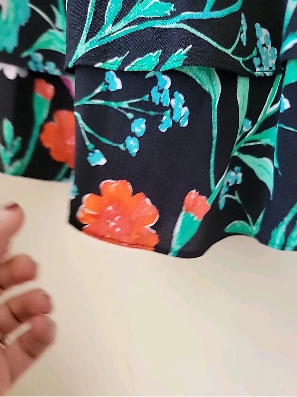 kate spade Skirt The Rules Floral Hummingbird Skirt Sz 4
